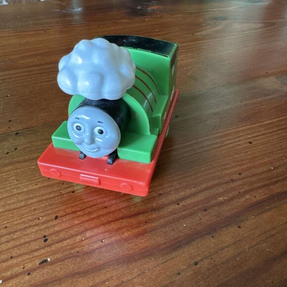 Thomas & Friends 2015 Gullane Percy Pullback And Go Puffer Smoke Green Train 6 - Picture 2 of 5